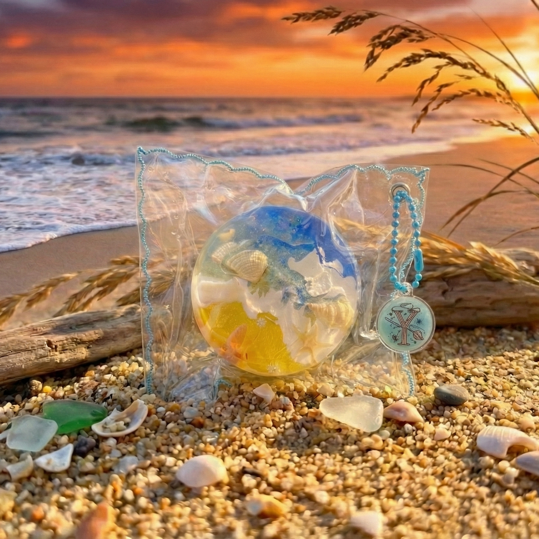 BEACH BALL/CUBE Squishy - [Vacation Squeeze]