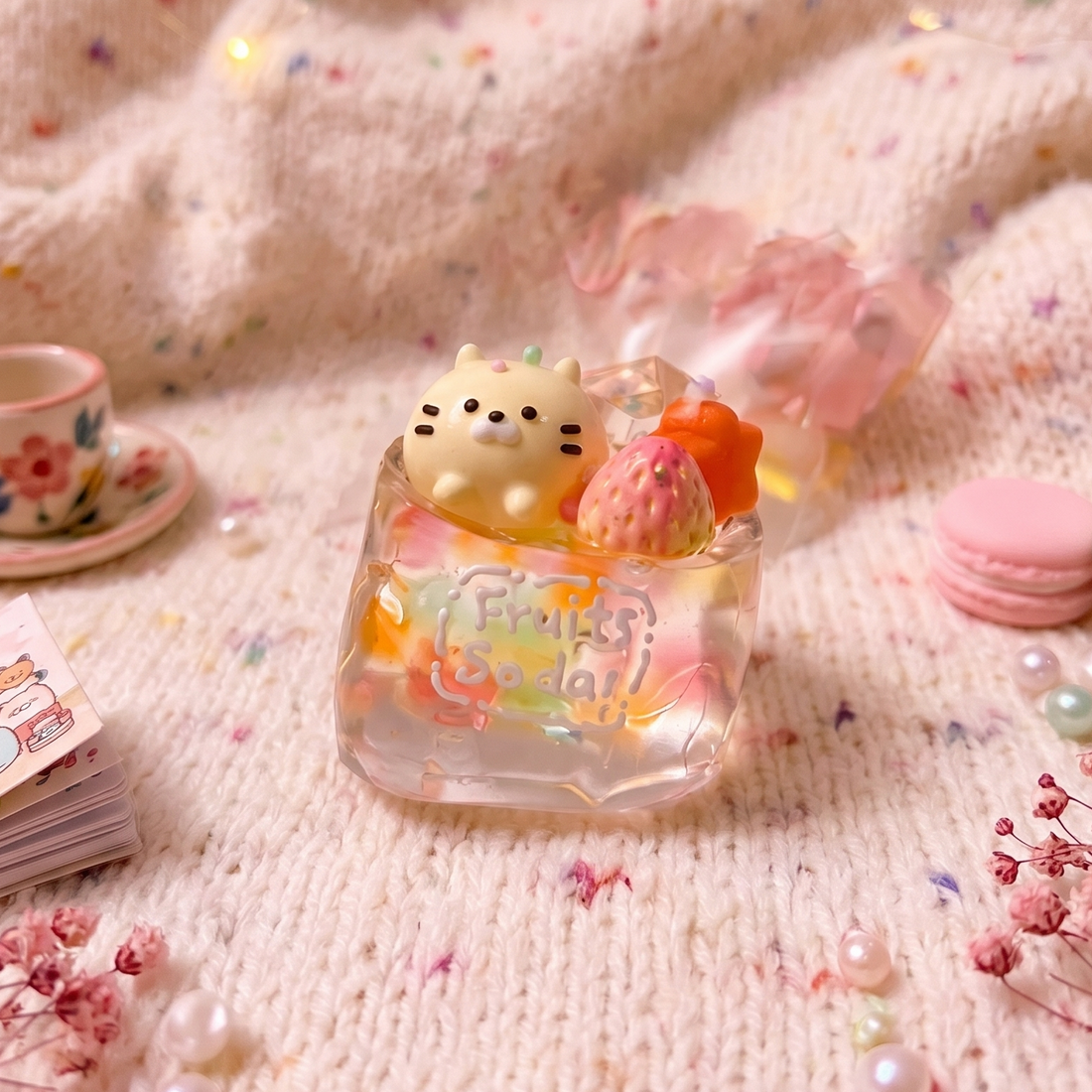 CAT JELLY SODA Squishy