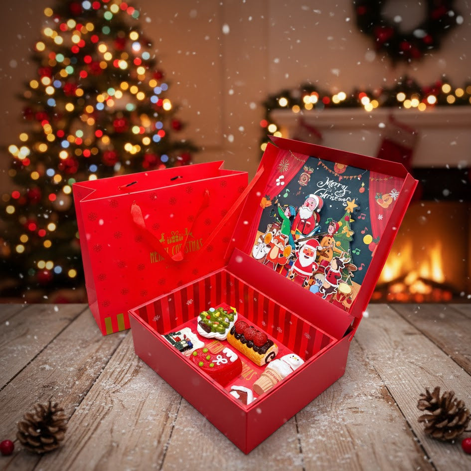 🎄 🎁 CHRISTMAS STORY Squishy GIFT BOX– [FREE SHIPPING choice]