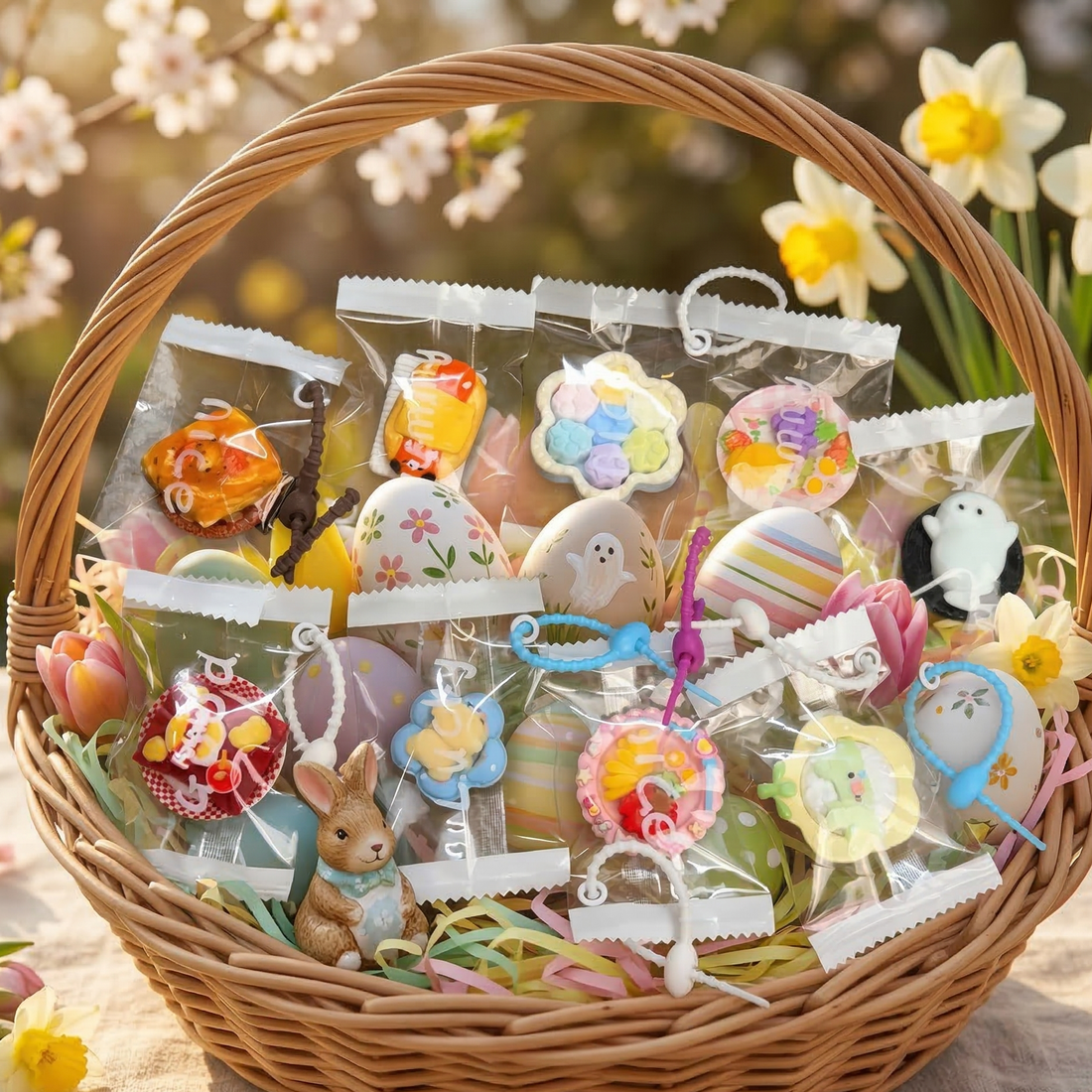GOLDEN MYSTERY EGG– 5 Mini Squishies Inside!