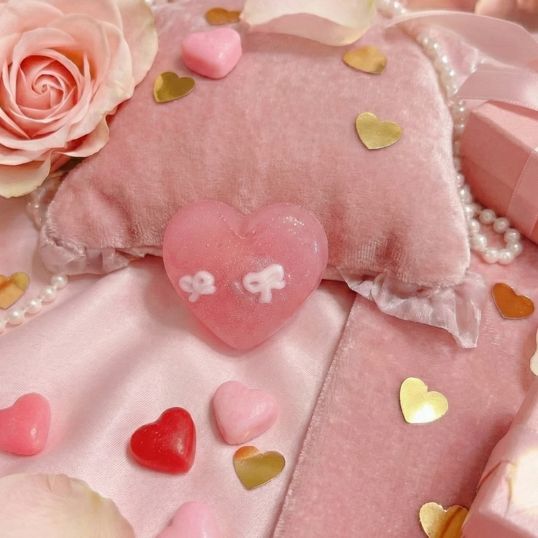 HeartPuff Squishy Charm