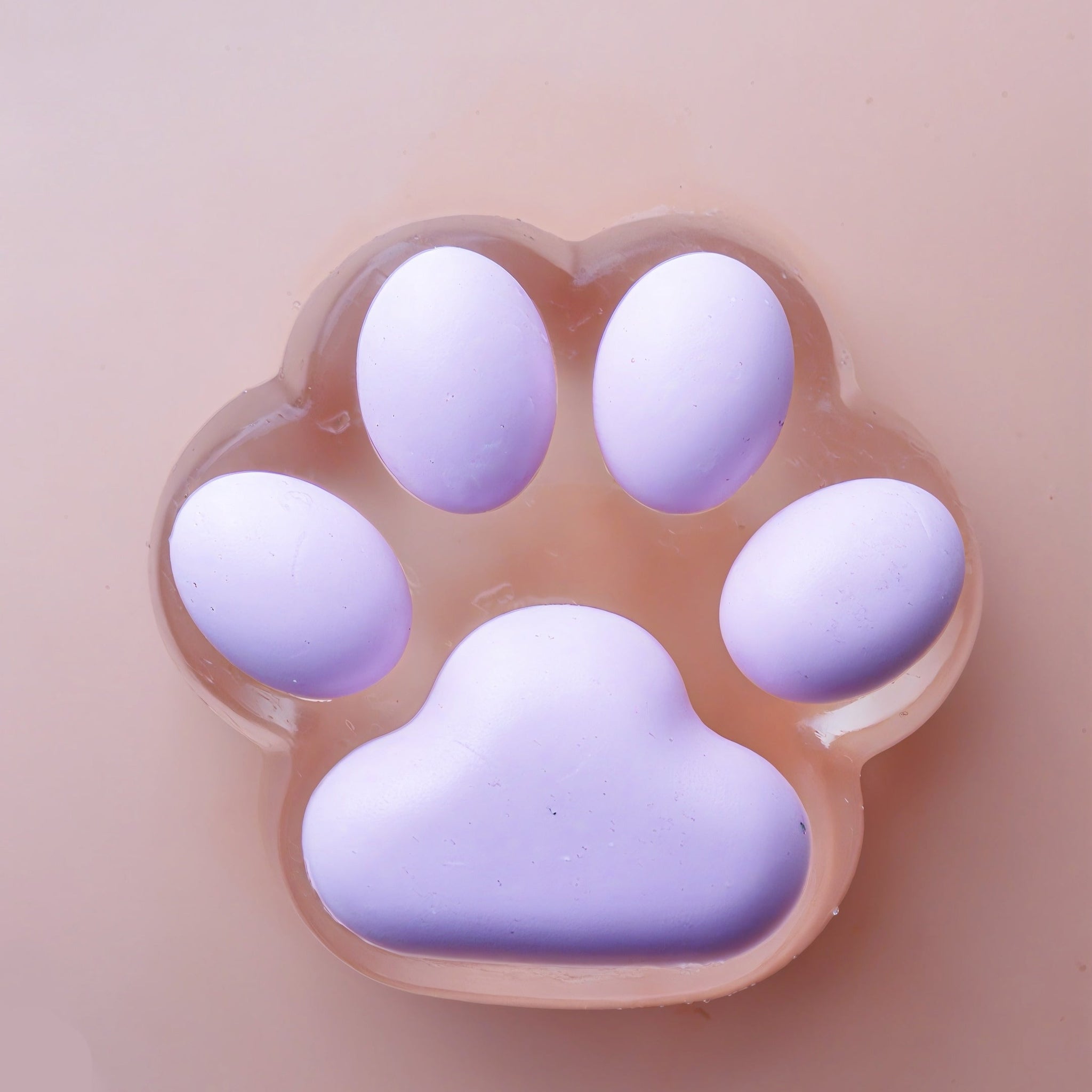 JUMBO CRYSTAL PURPLE PAW Squishy