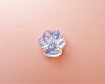 GLITTER PURPLE PAW Squishy