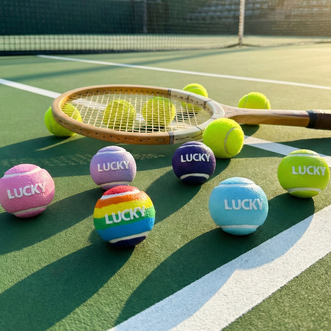 LUCKY TENNIS BALL Squishy