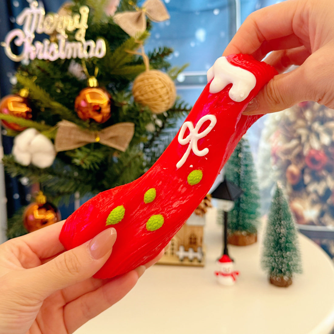 Christmas MERRY STOCKING Squishy