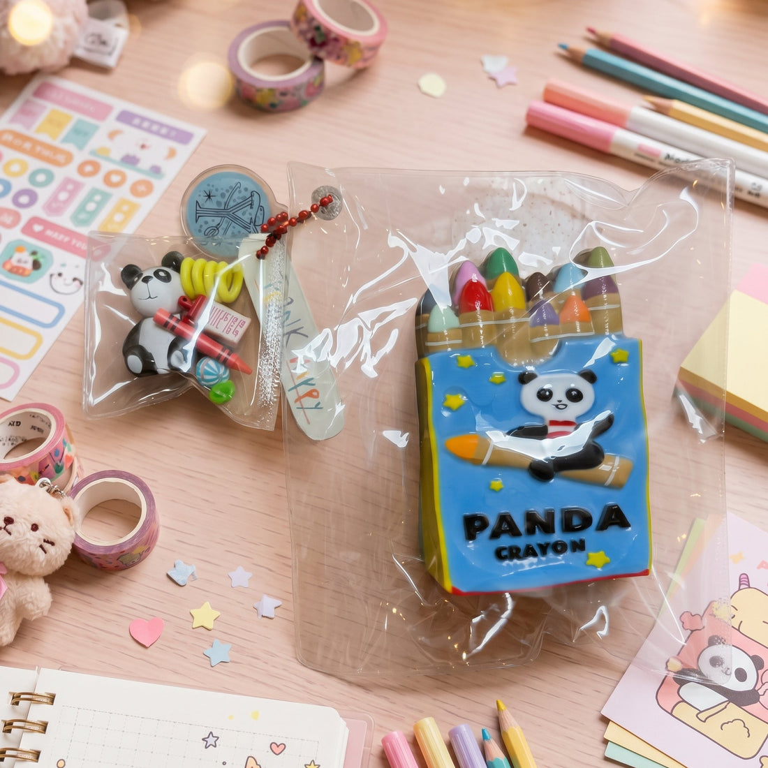 PANDA CRAYON BOX squishy