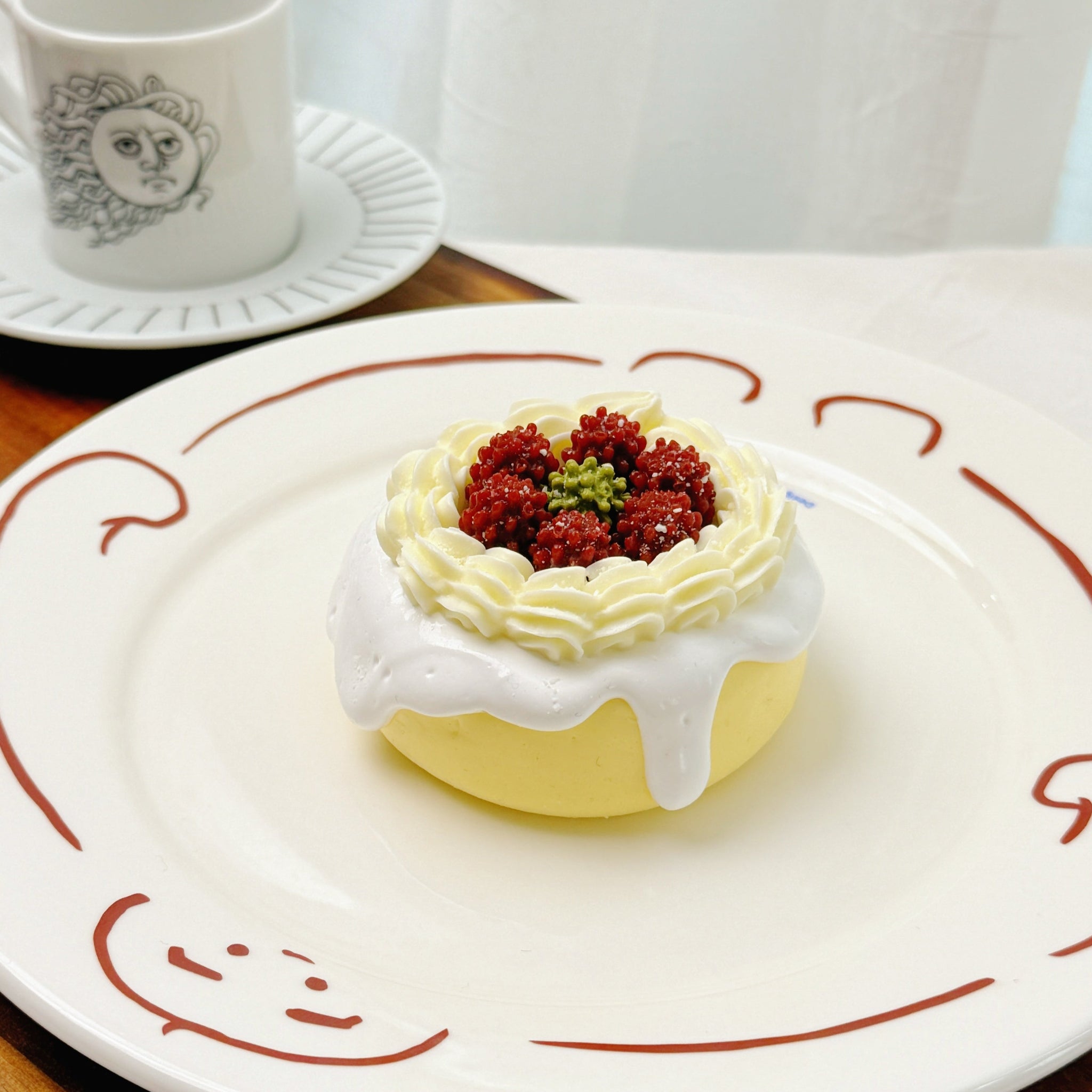 RASPBERRY CREAM CAKE Squishy