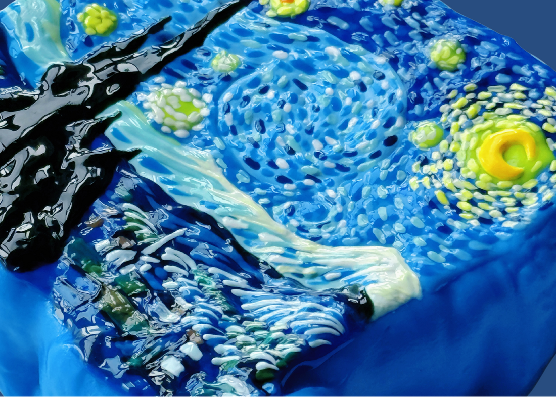 STARRY NIGHT - Handcrafted Art Squishy