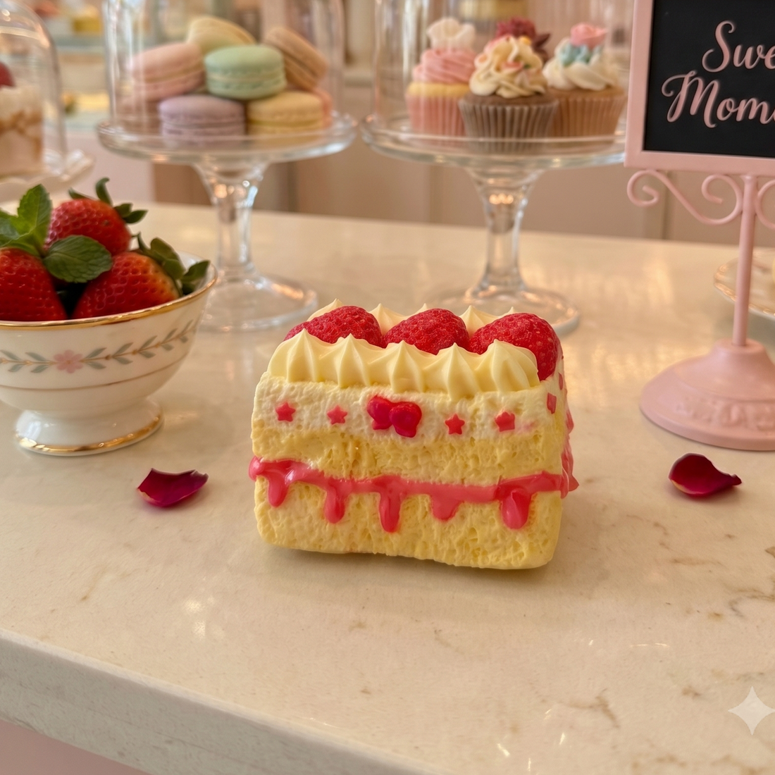 STRAWBERRY CREAM CAKE Squishy